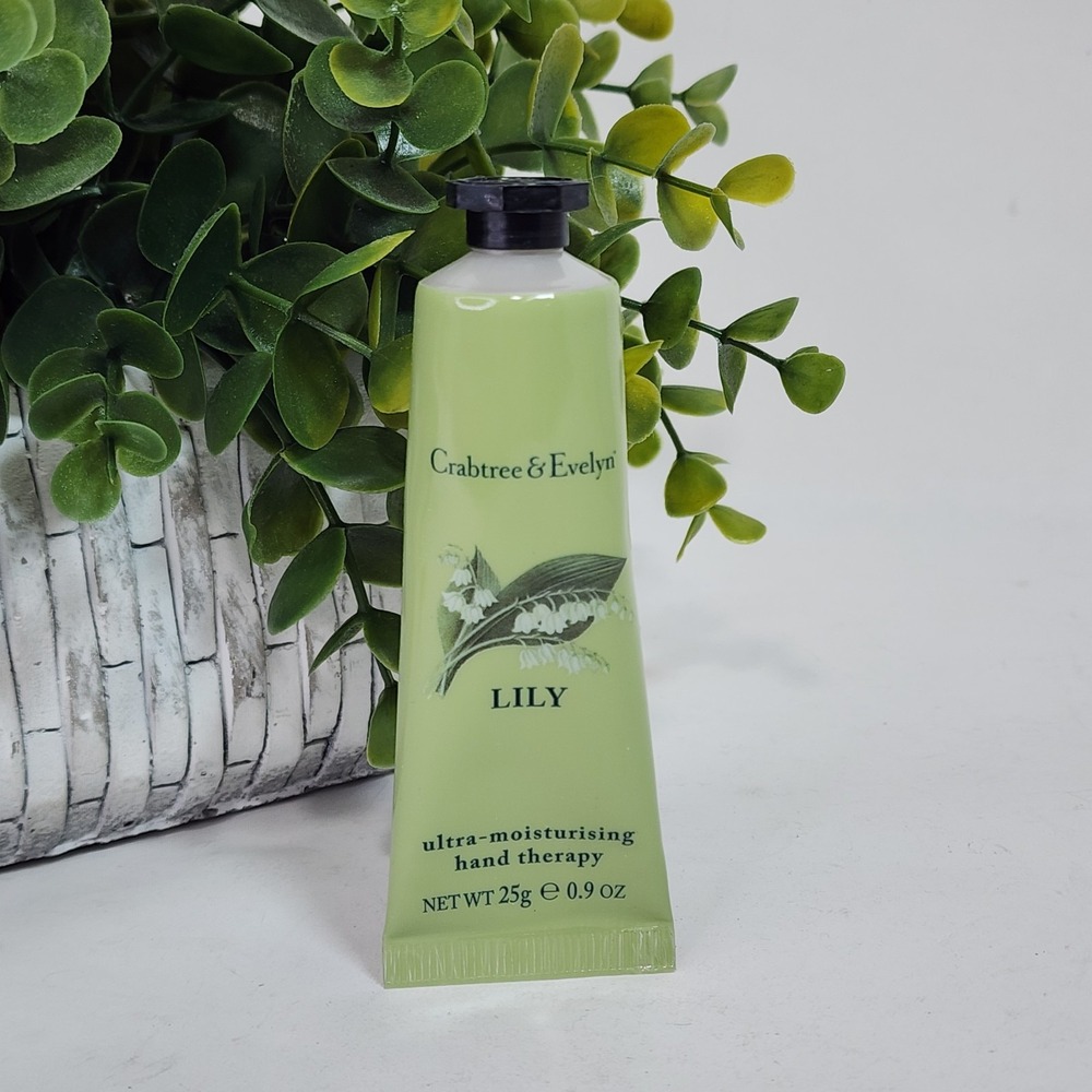 Crabtree & Evelyn Lily Hand Cream 0.9 oz - Lily of the Valley Hand Therapy Cream
